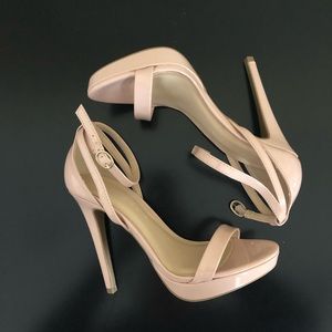 Nude/Blush Strappy Heels